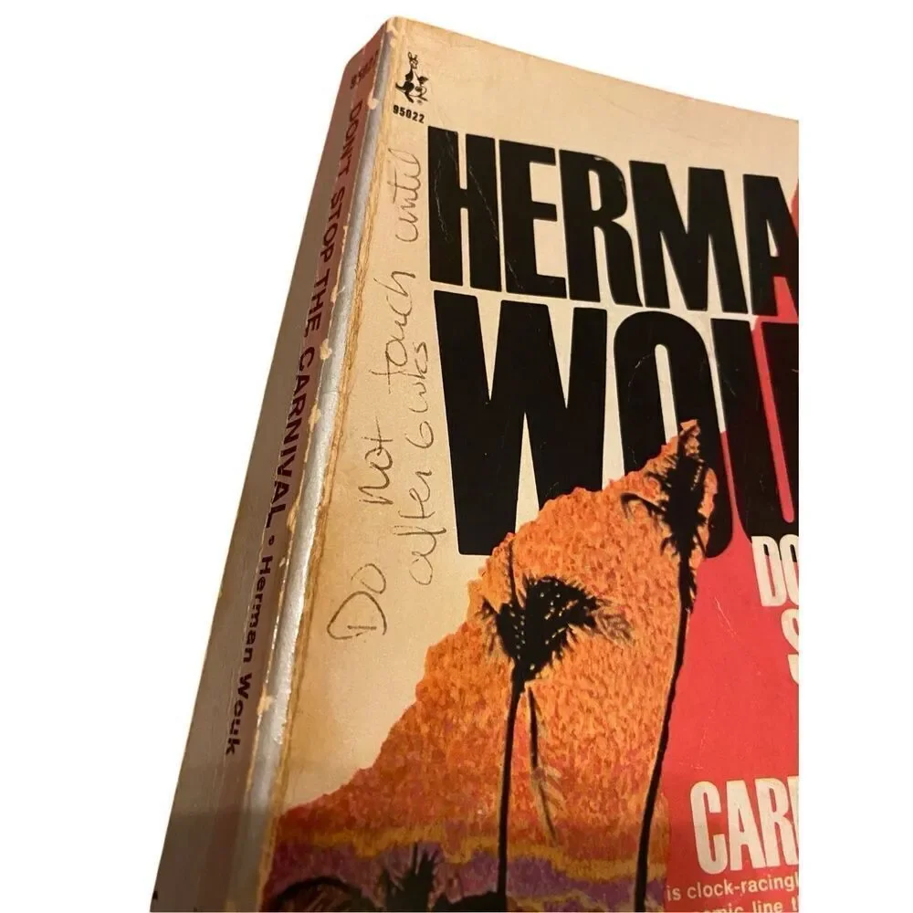 Dont Stop The Carnival By Herman Wouk Paperback Book 1966